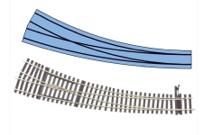 Lenz 45035 - 0 - Bogenweiche rechts 11,25°